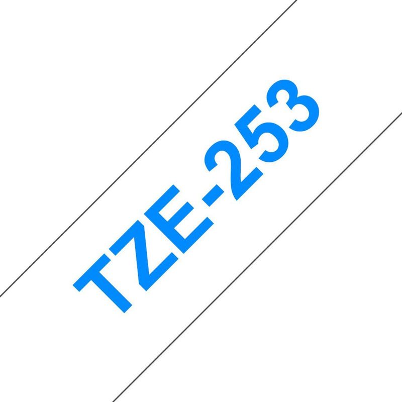Brother - TZe-252 Tape - Rood op Wit - 24 mm - Origineel
