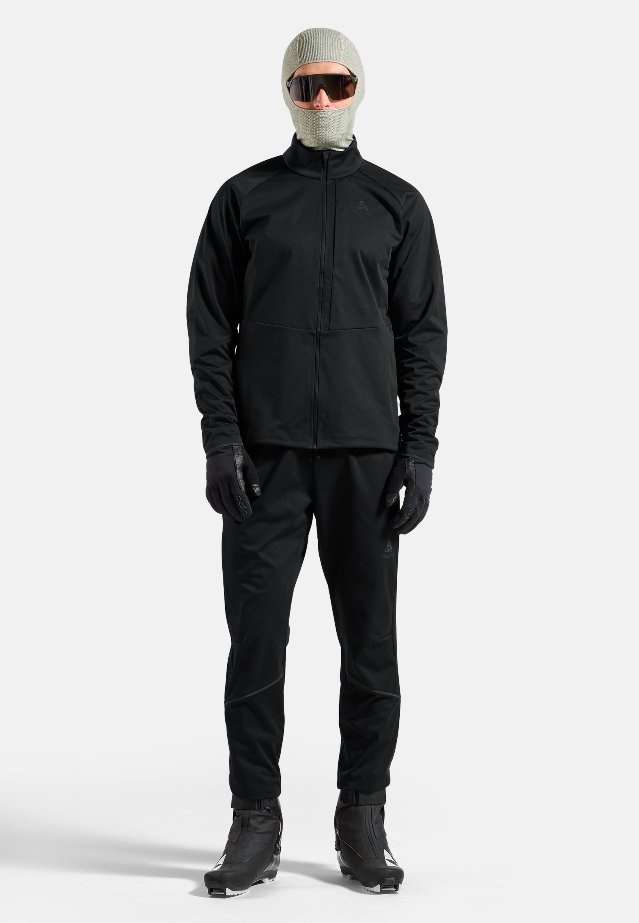 Winddichte Zeroweight Elite Langlaufhose in black