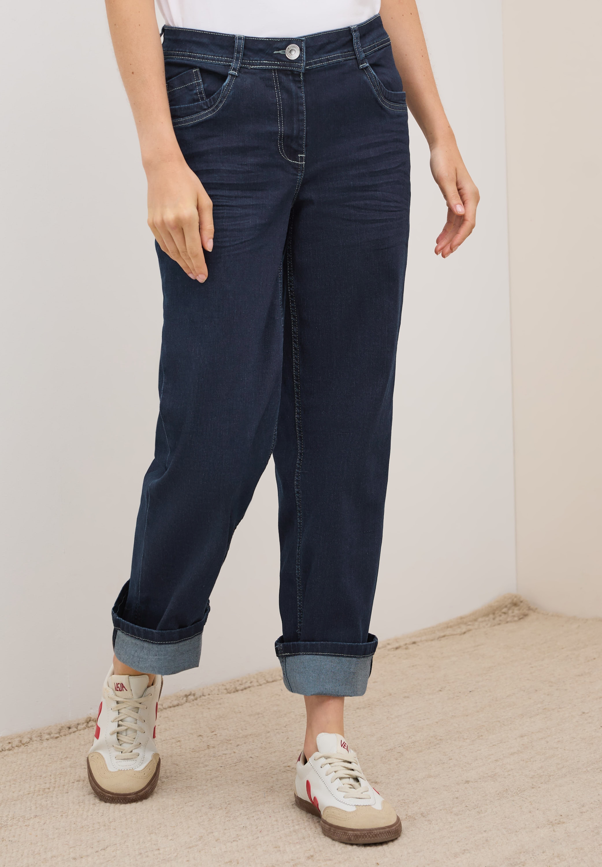Cecil Straight-Jeans »Style NEELE Straight«, im Loose Fit
