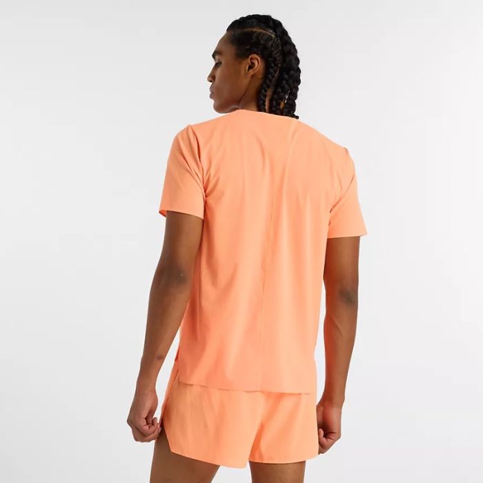 New Balance Herre T-shirts Race Day Ultra Light SS Tee Orange