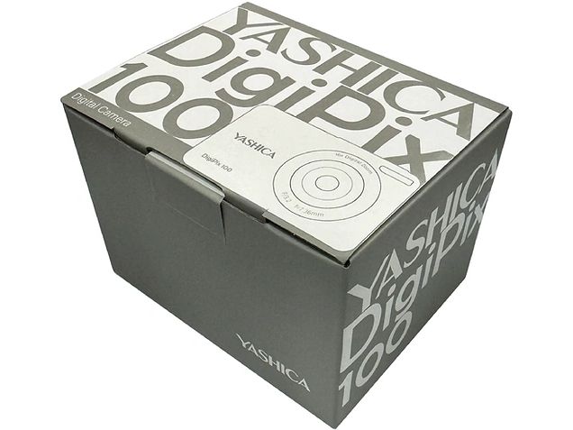 Yashica Fotokamera DigiPix 100 Weiss Kompaktkamera mit 44 MP