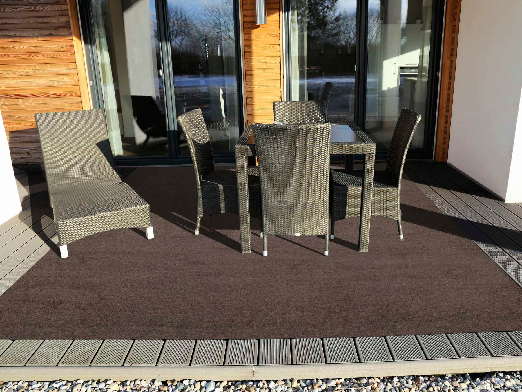 Primaflor-Ideen in Textil Kunstrasen »COMFORT Colours, Breite 200 cm, Made in Netherlands« rechteckig 7 mm Höhe Rasenteppich, mit Noppen, witterungsbeständig & wasserfest