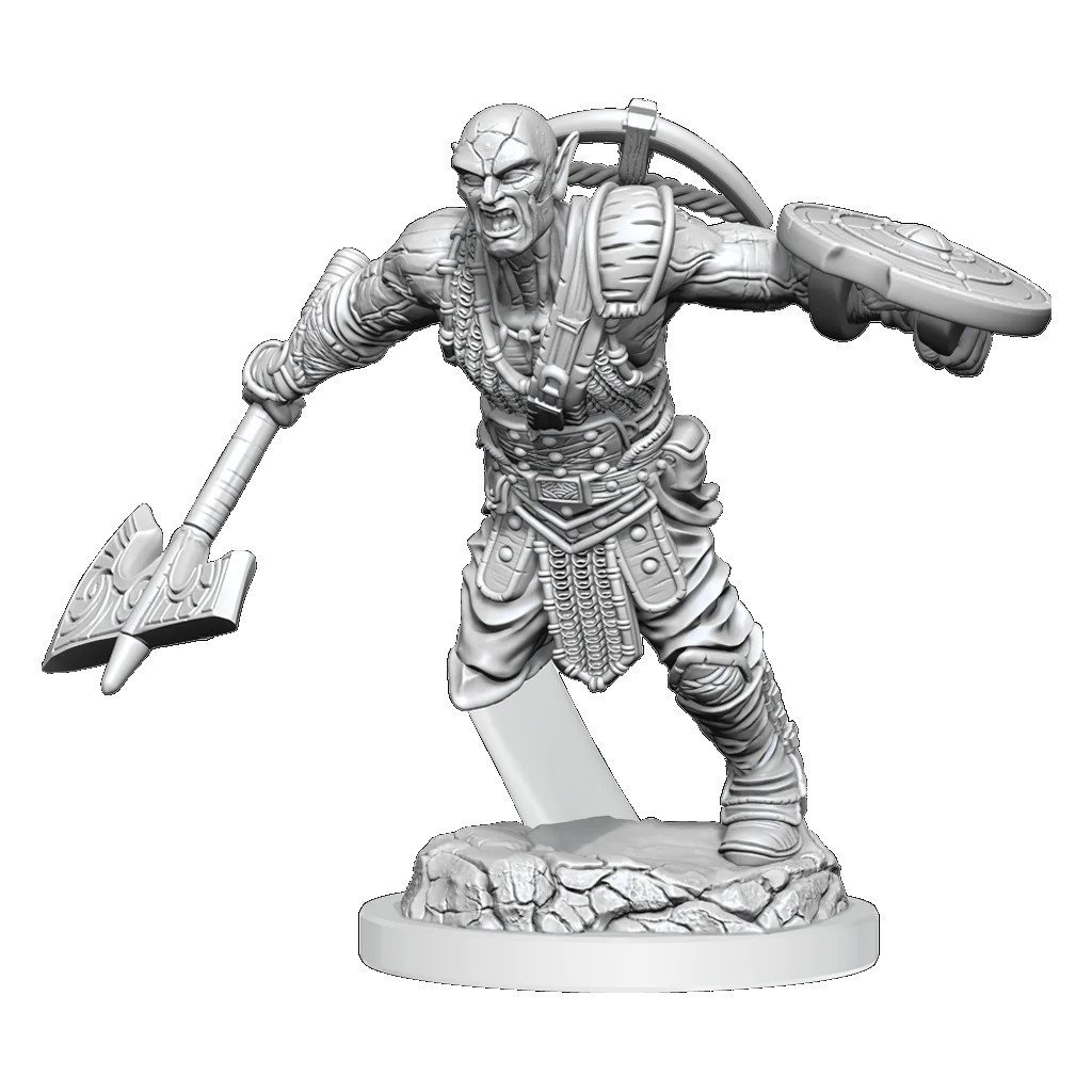 D&D Nolzur's Marvelous Unpainted Miniatures : Earth Genasi Fighter