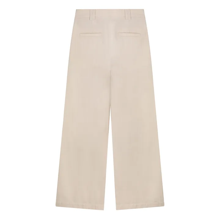 Bobo Choses Pantalon Large à Pinces - Collection Femme  | Ecru