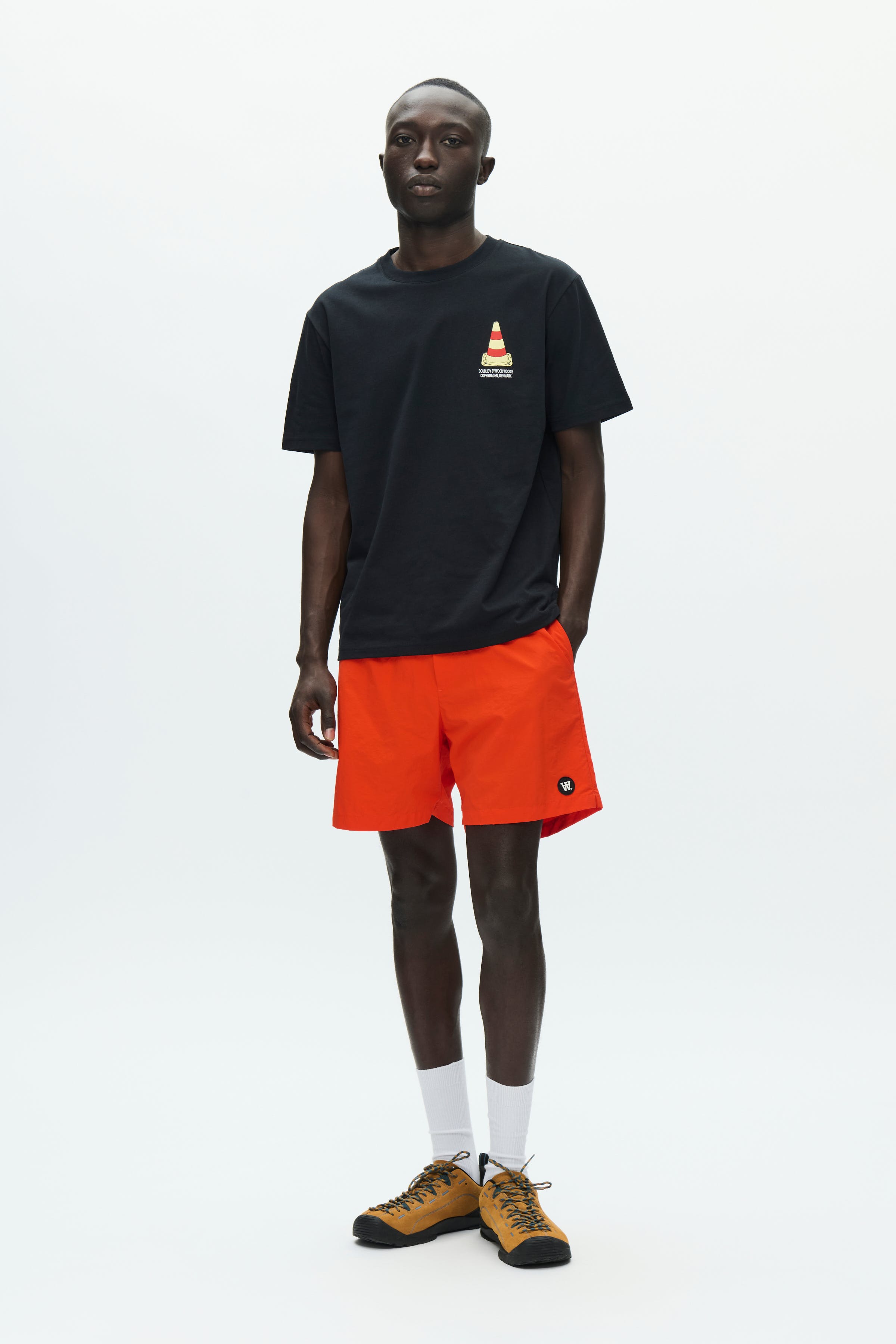 DOUBLE A BY W.W. MEN WWAce T-shirt cone