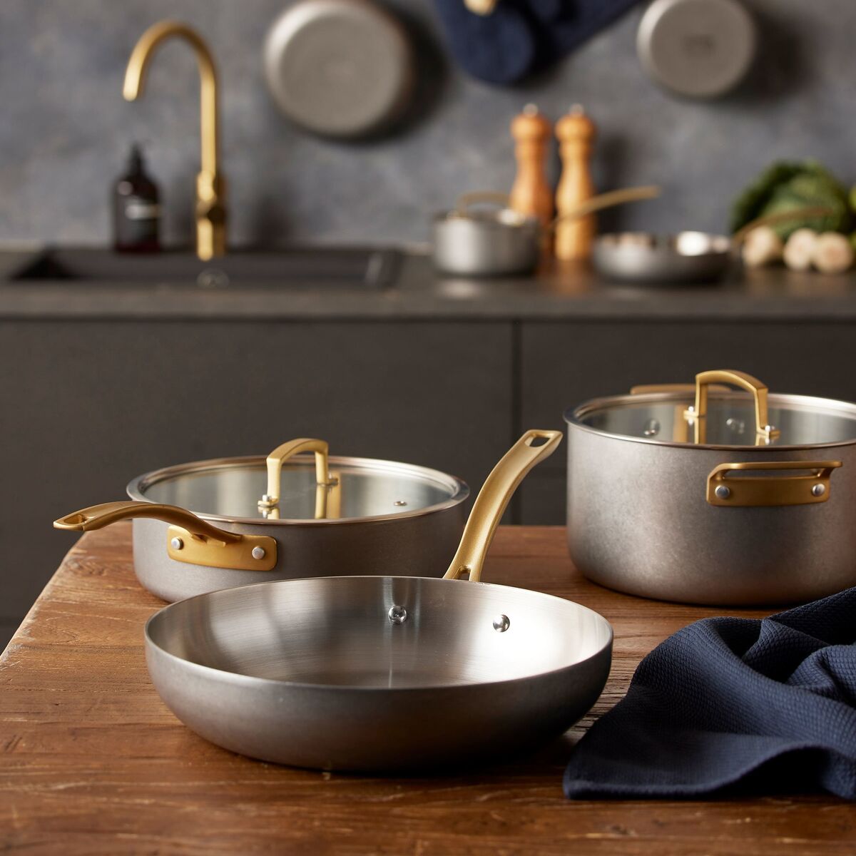 Durance stekepanne 24 cm, rustfritt stål
