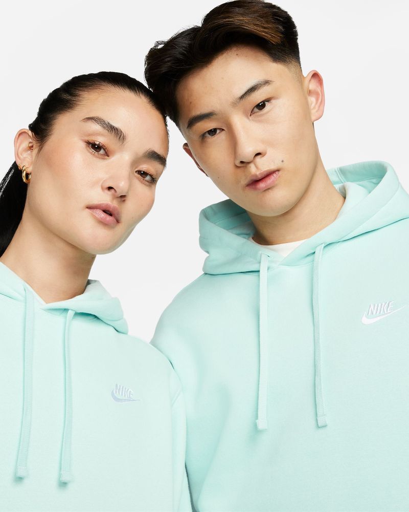 Sweat à capuche Nike Sportswear Club Fleece Vert d'eau pour homme