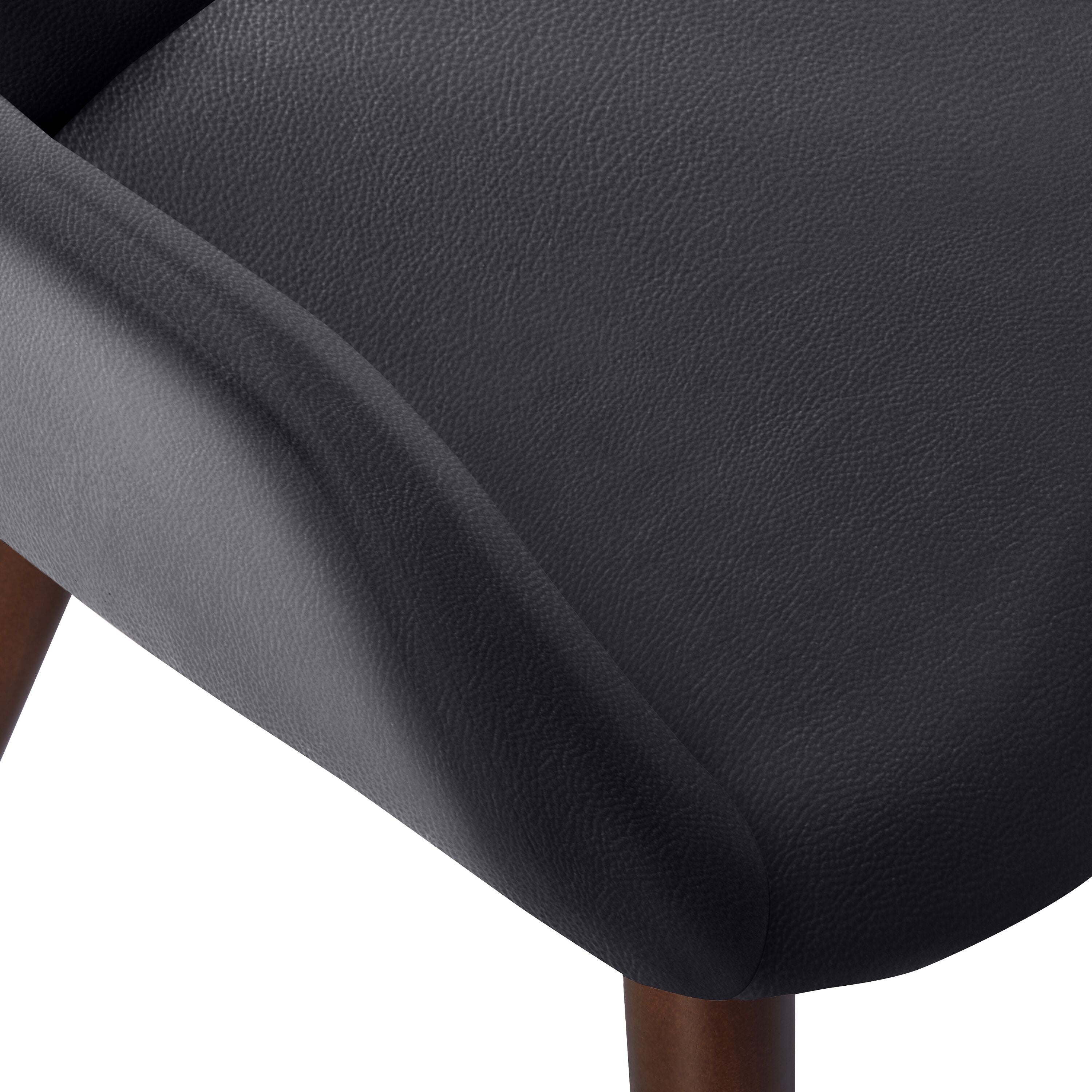 LAYLA Stuhl - Schwarz / B: 56.0 cm x T: 60.0 cm x H: 84.0 cm