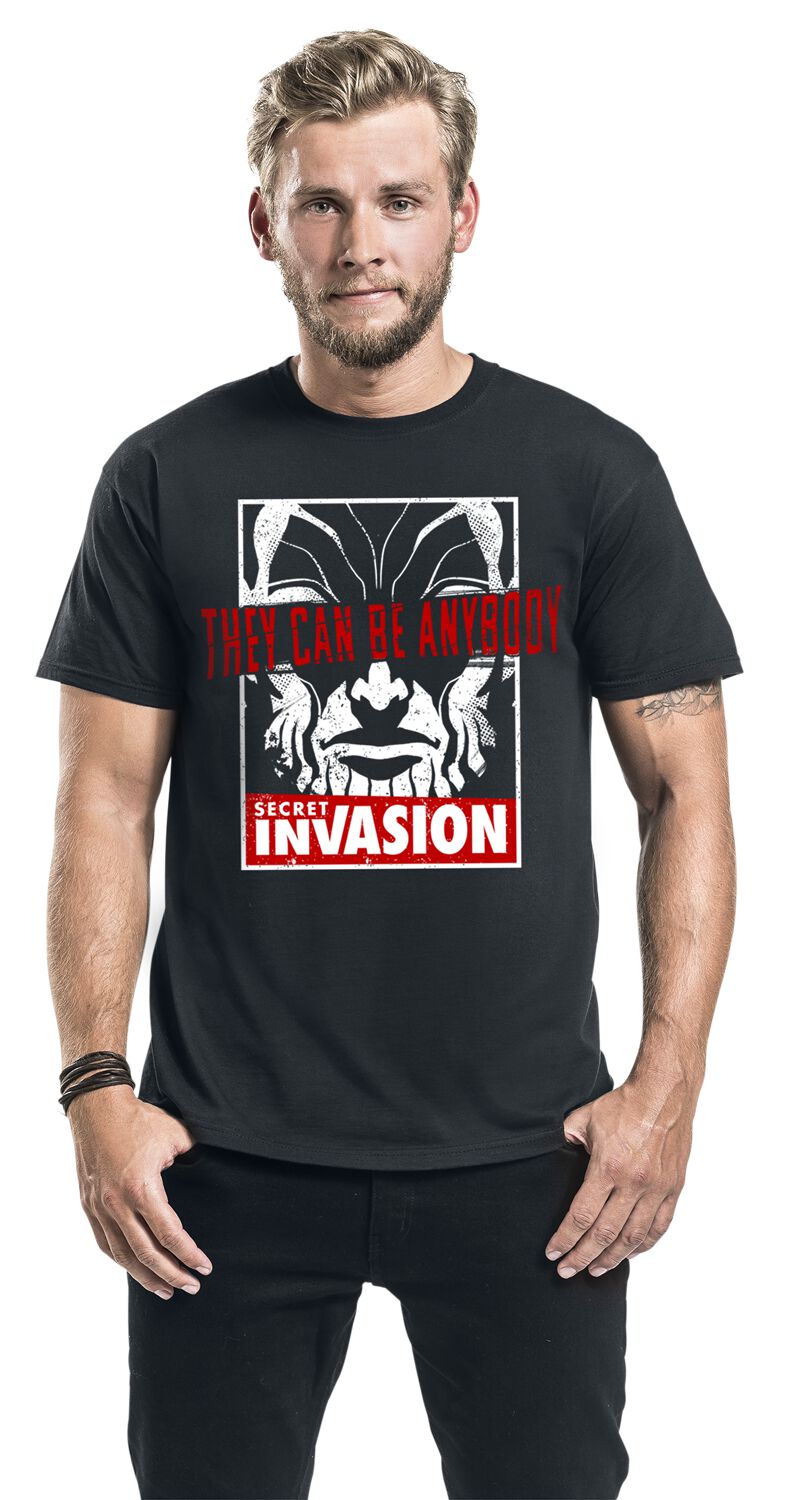 They can be anybody | Secret invasion T-Shirt Manches courtes