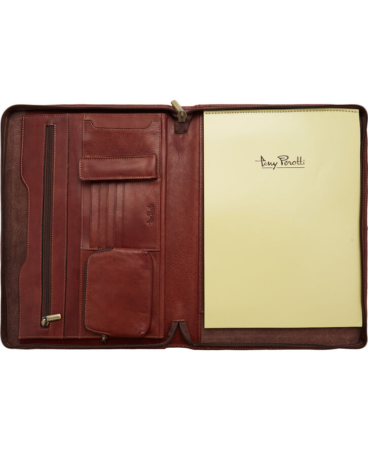 Tony Perotti Notepad A4 M Zip V2. 0 D.brown