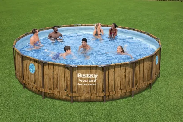 Bestway Power Steel™ Swim Vista Series™ Pool Set - 5.49m x 1.22m 23062 L