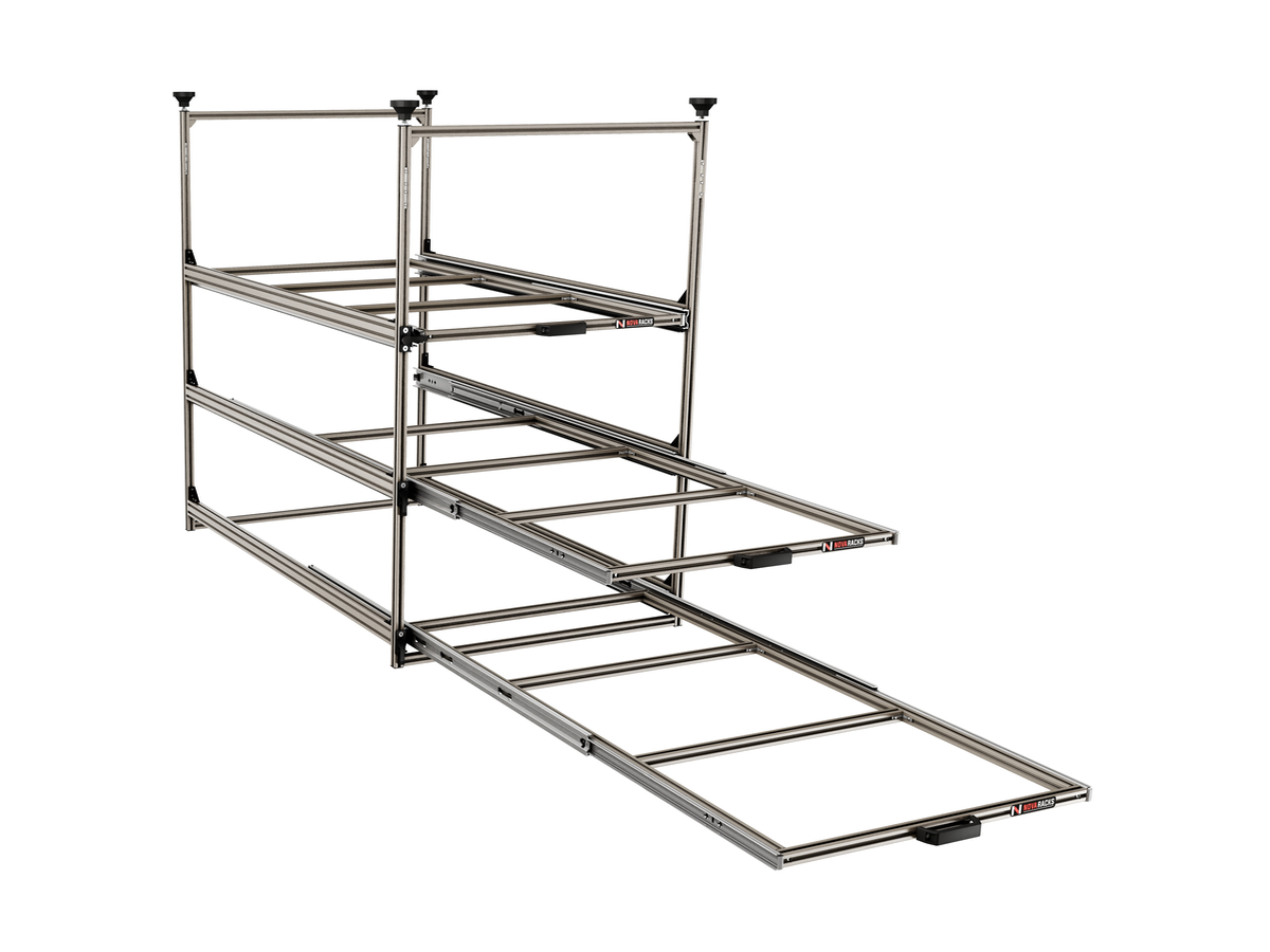 Nova Racks Serie M 3 Levels schuifopbergsysteem - 60x120x122 cm