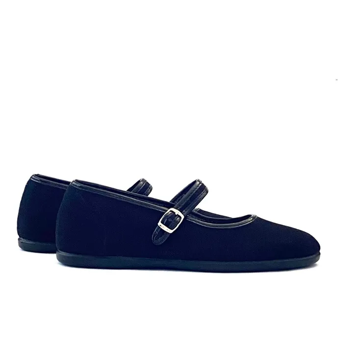 Hermosilla Ballerines Dahlia  | Noir