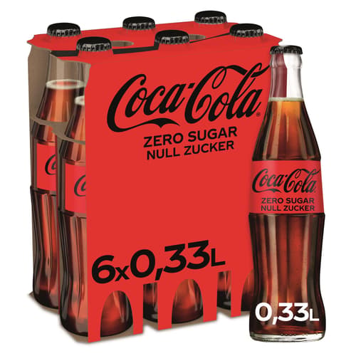 Coca-Cola Zero Sugar 6x0,33l (MEHRWEG)