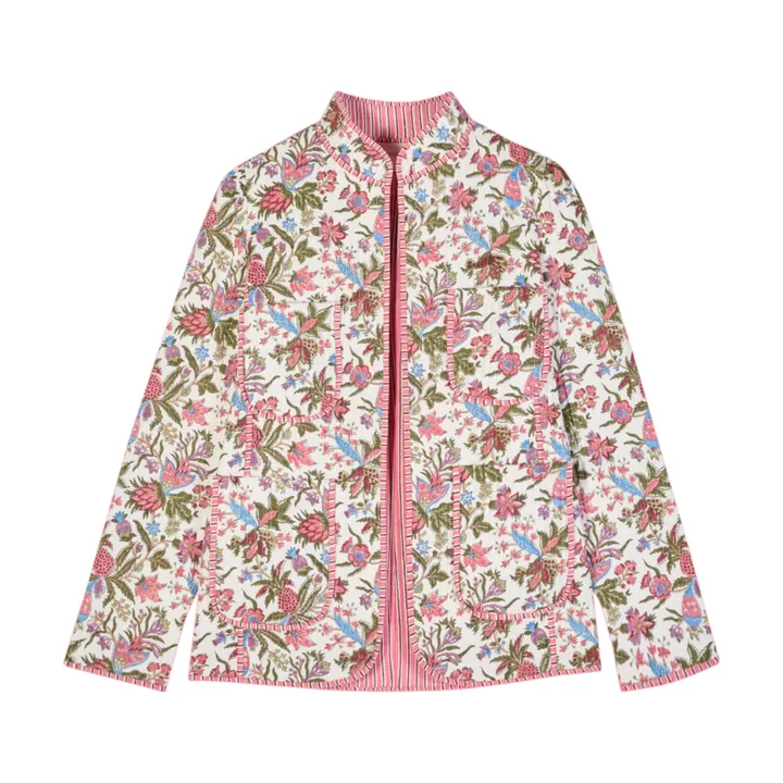 Maria de la Orden Veste Matilda Fleurs | Blanc