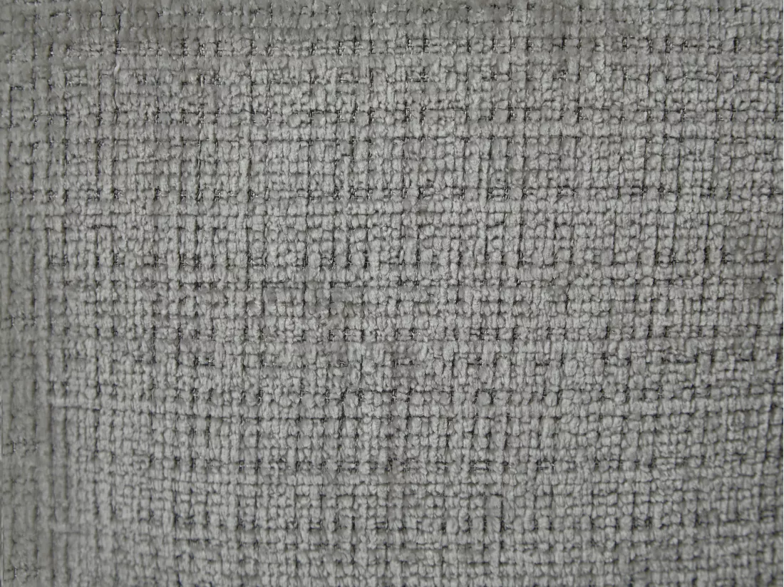 Canapé d'angle gauche en tissu texturé gris NOSAVO