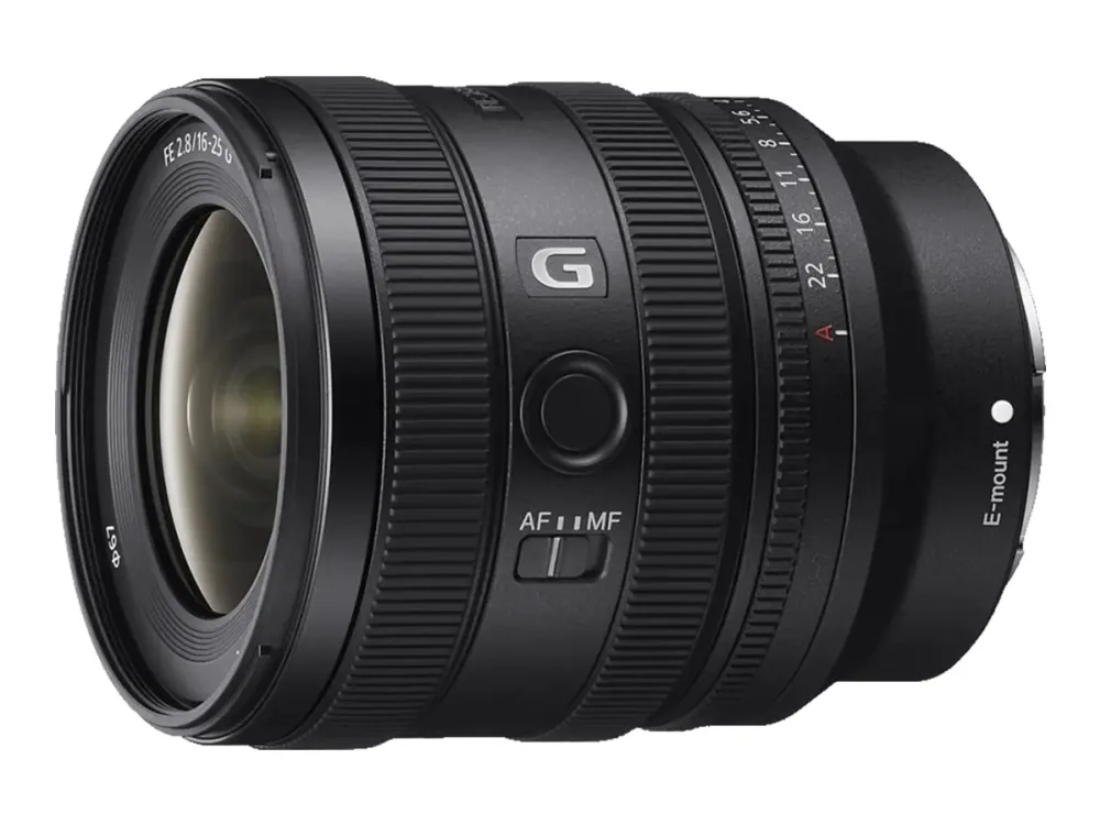 Sony SEL1625G - Vidvinkel zoom objektiv - 16 mm - 25 mm - f/2.8 G - Sony E-mount