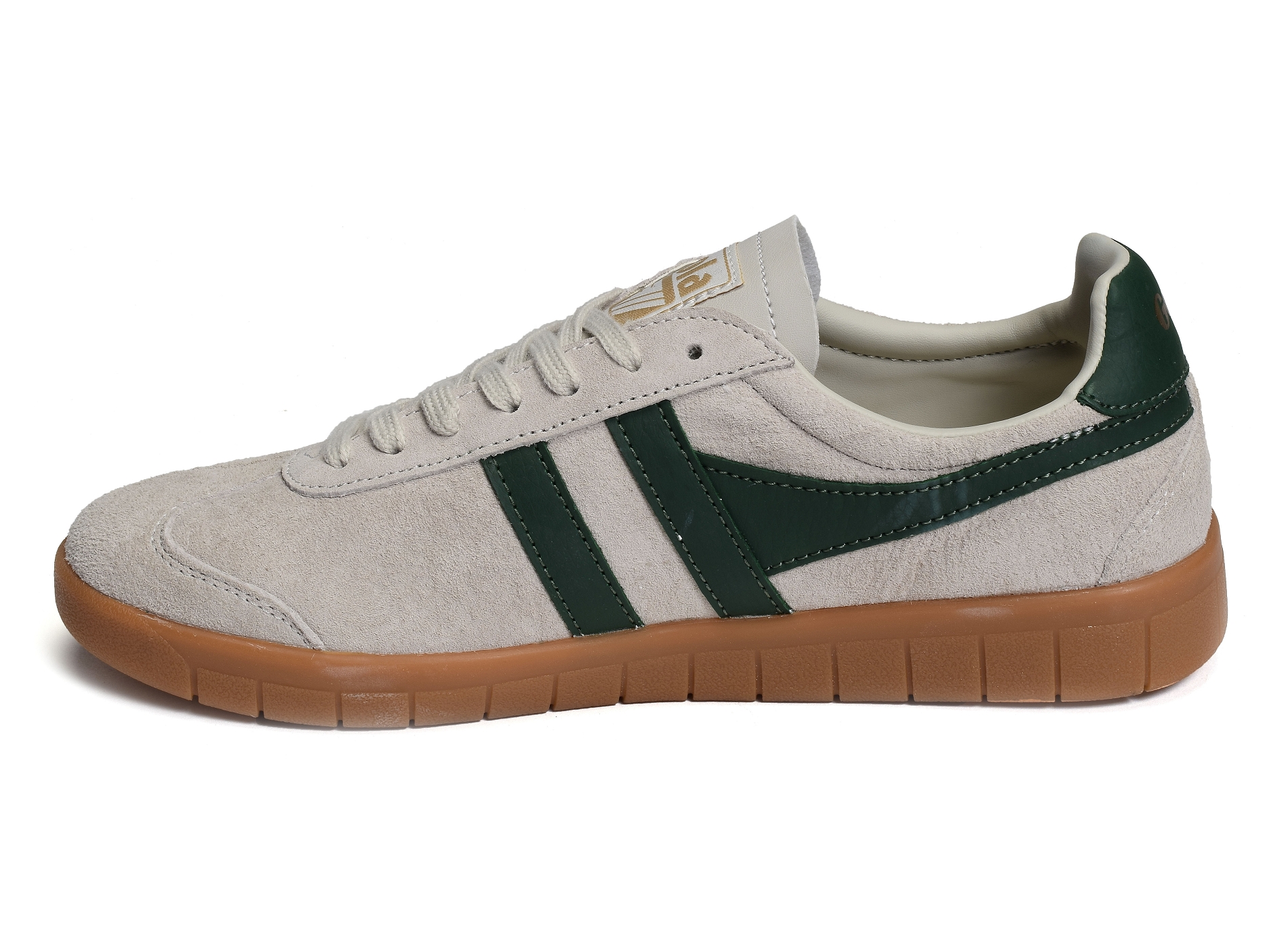 Hurricane suede trainers beige vert