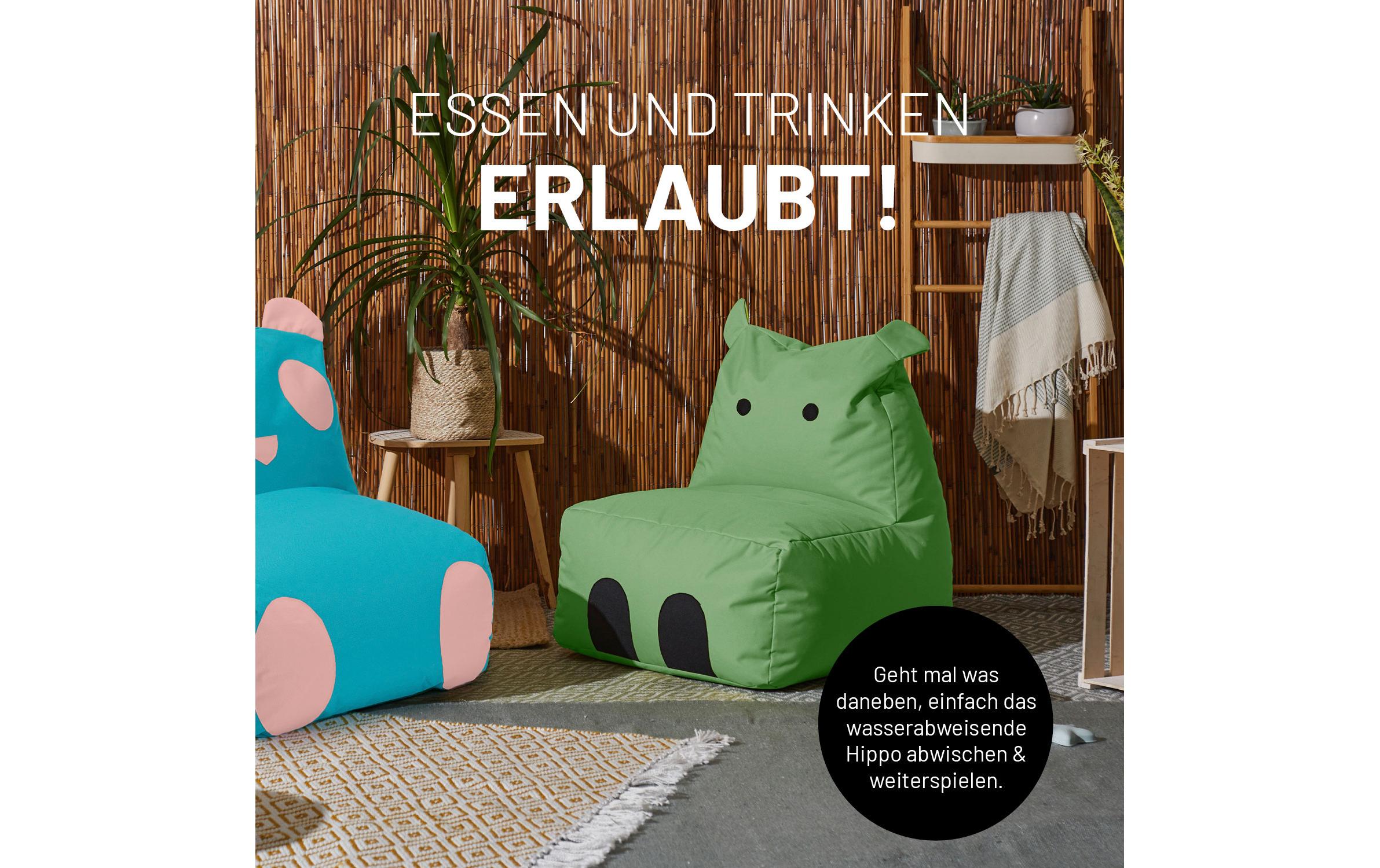 Sitzsack Hippo 200 L, GrauKinder-Sitzsack