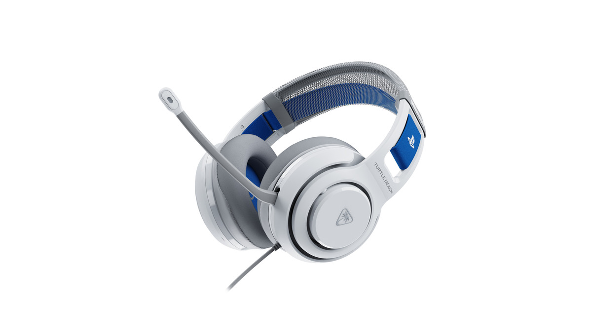 Turtle BeachAtlas 200 bekabelde gamingheadset over-ear gaming headset  (Wit, PlayStation 4, PlayStation 5)