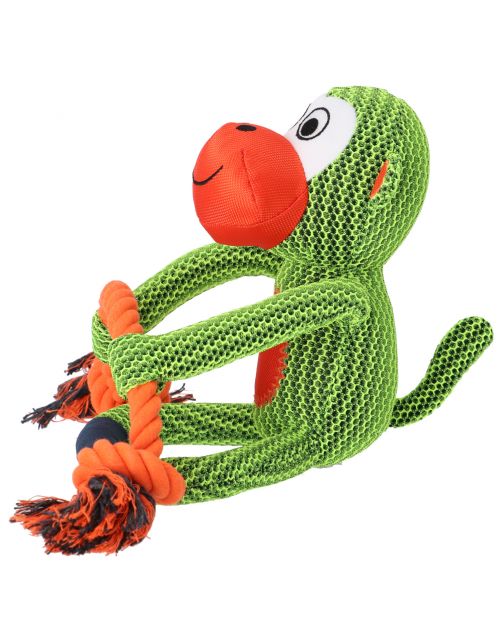 Adori Hondenspeeltje Aap\/Eend - Hondenspeelgoed - 37\/45 cm Assorti