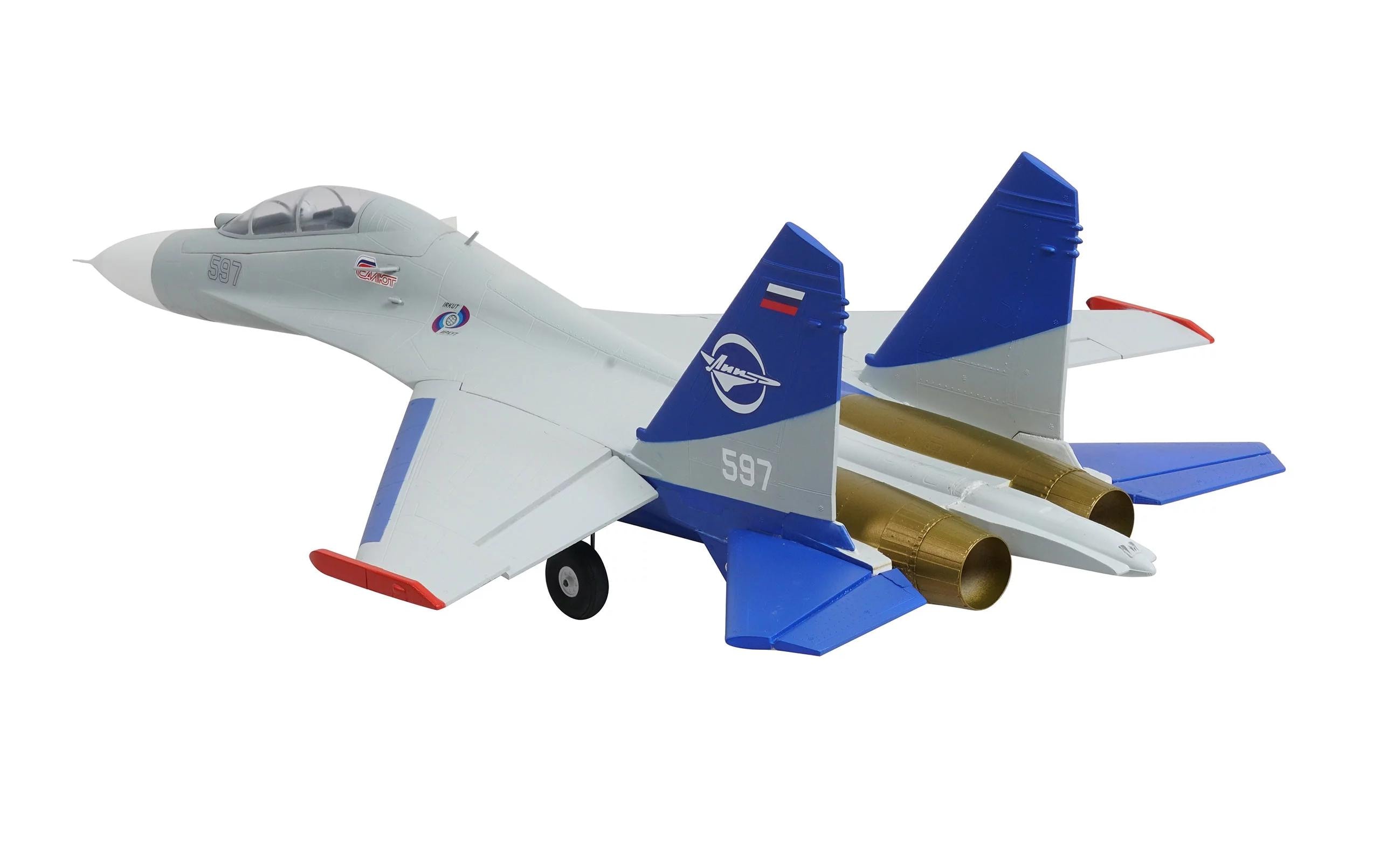Impeller Jet XFly SU-27 50 mm Twin EDF Weiss, PNP<br>Semi-Scale Jet mit zwei 50 mm Impeller