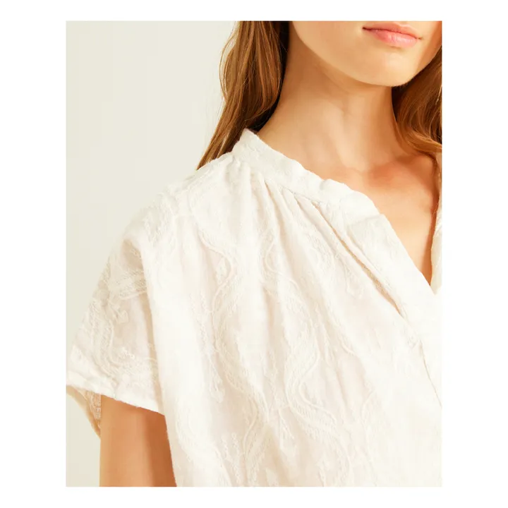 Sacrécoeur Blouse Yoko Broderies | Blanc
