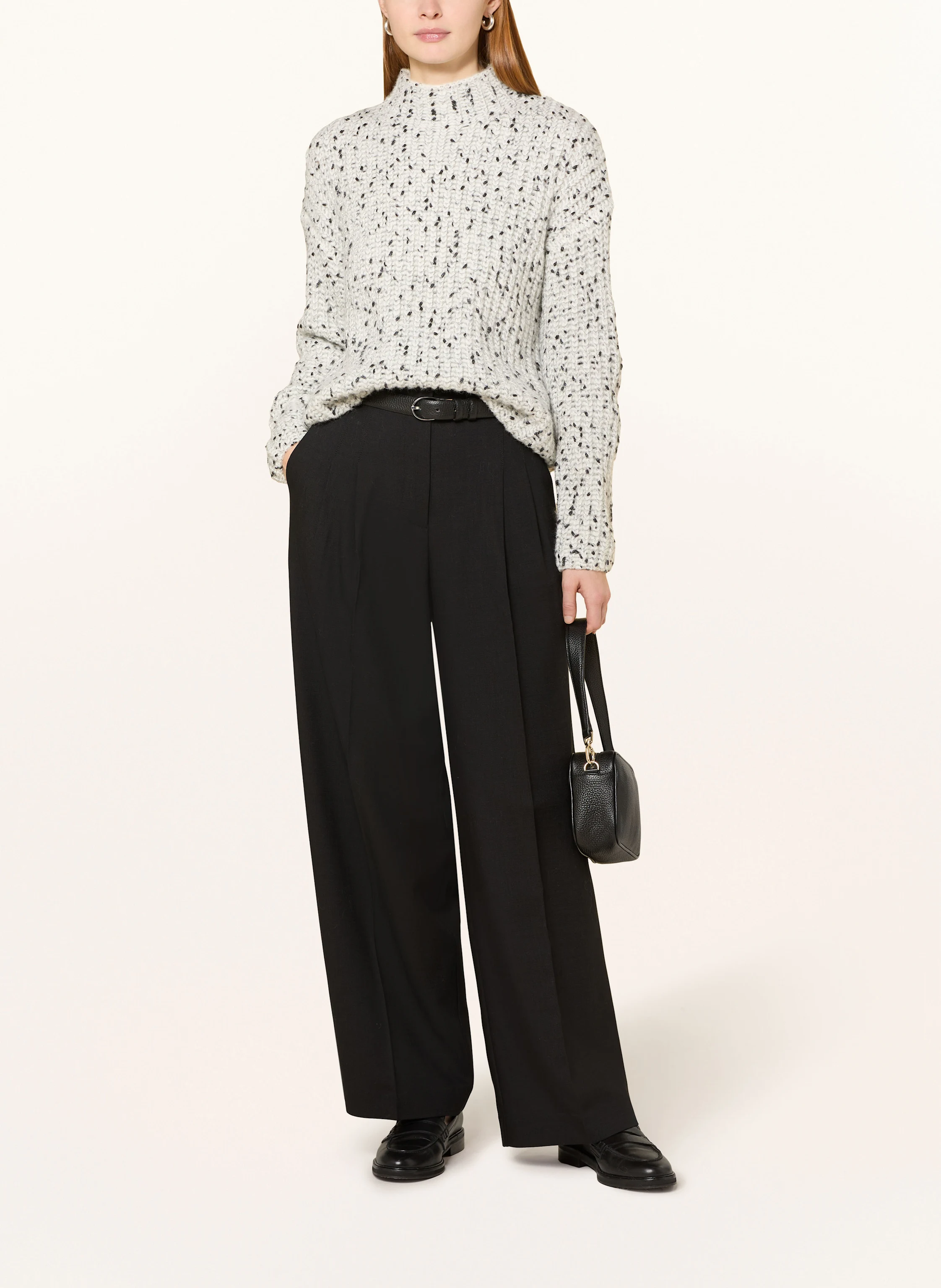 comma Pullover mit Glitzergarn