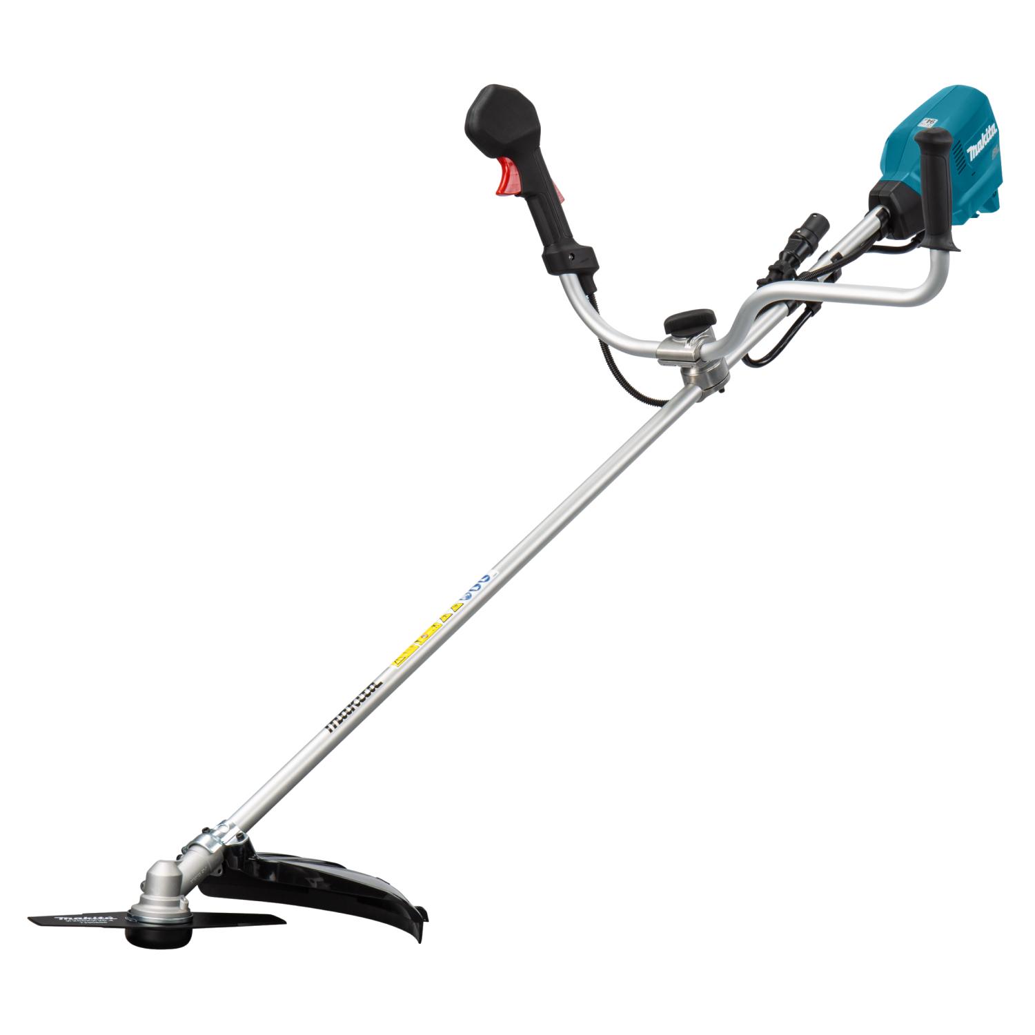 Makita UR101CPT4J 36 V bosmaaier asymmetrisch stuur set (4x 5.0Ah accu) incl. rugdrager