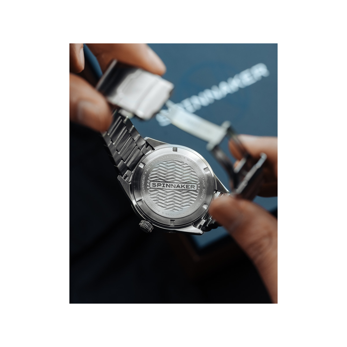 Montre SPINNAKER homme automatique bracelet acier
