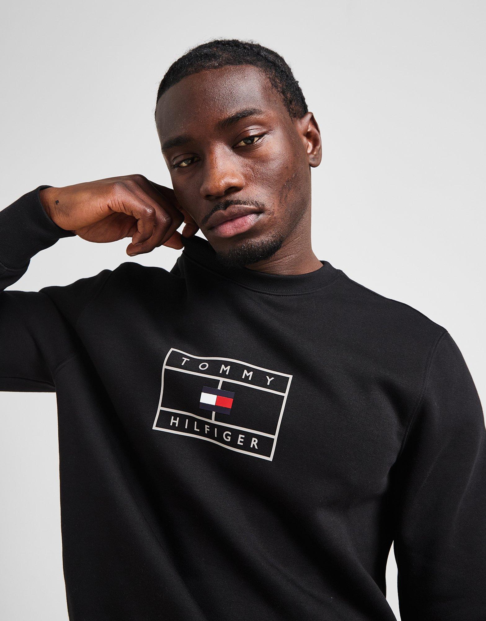 Tommy Hilfiger Sweat à Col Rond Drapeau