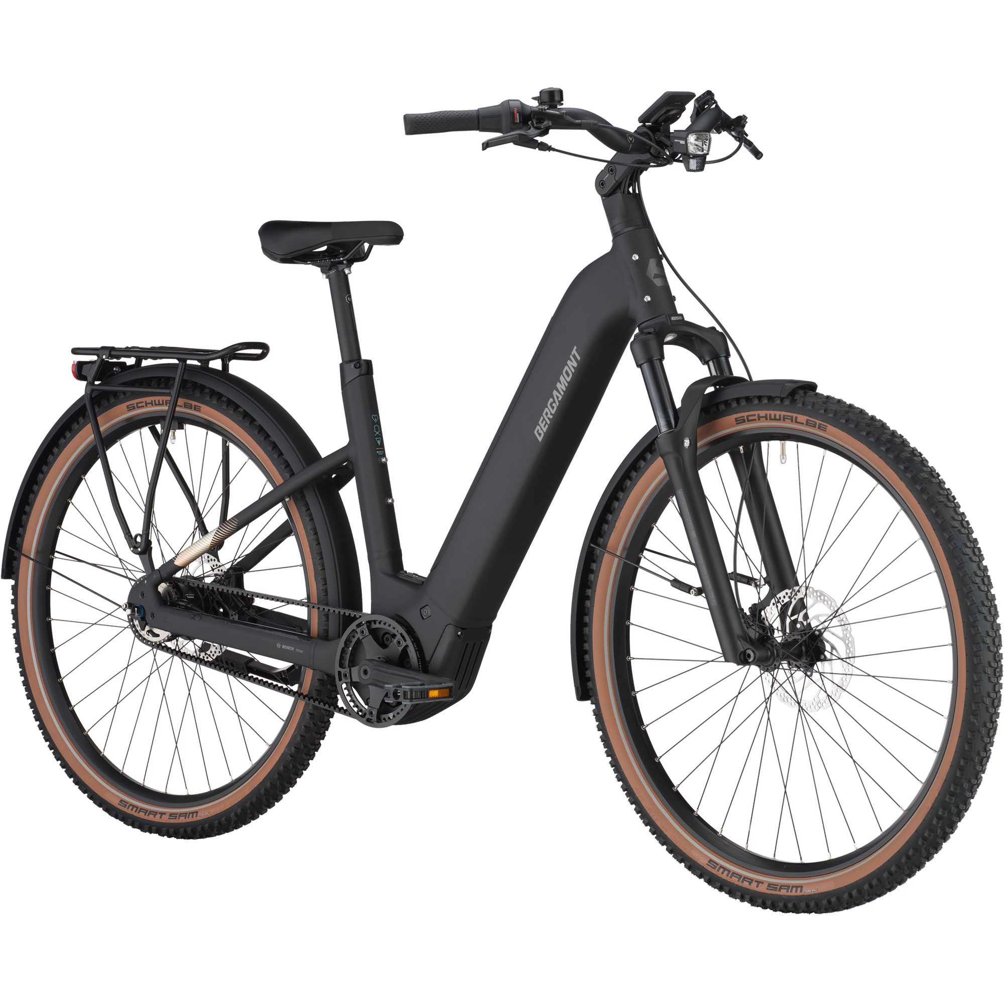 Bergamont E-Horizon SUV 20 Belt Wave E-Trekkingrad black matt