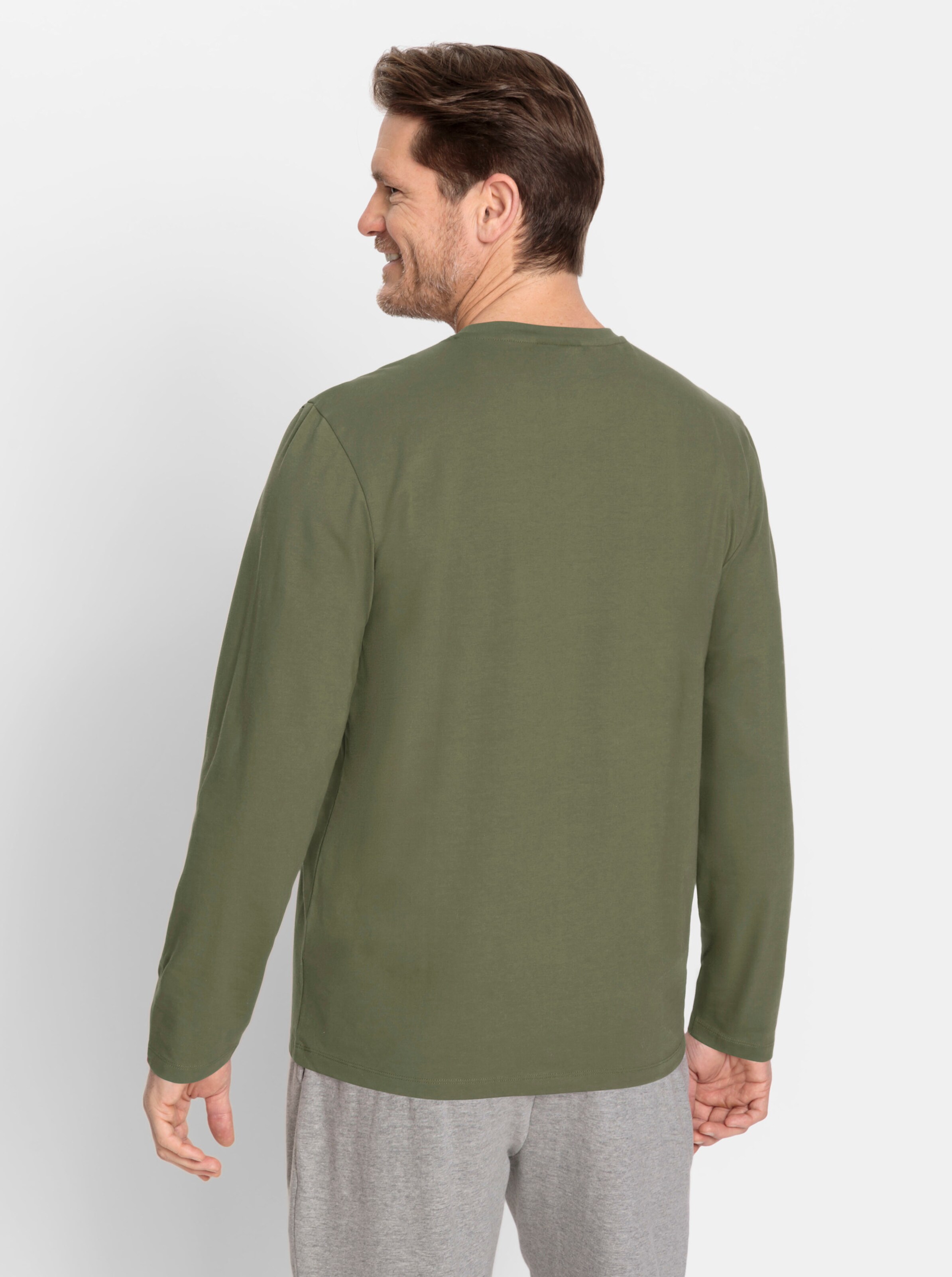 Catamaran Sports Freizeitshirt in schwarz + khaki