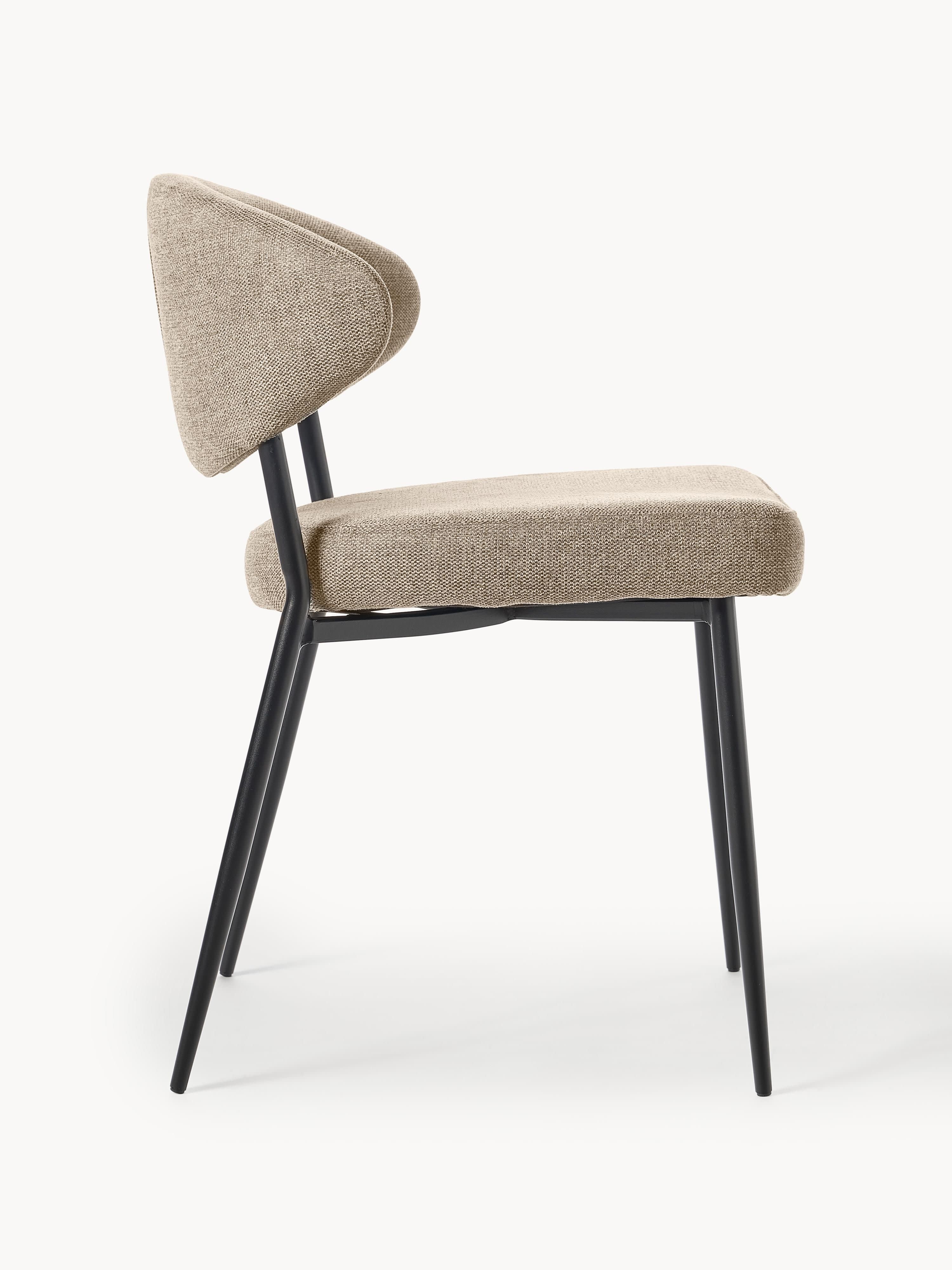 Gestoffeerde stoelen Adele, 2 stuks