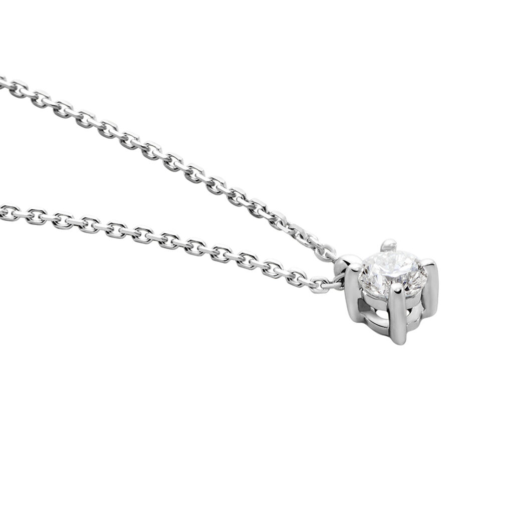 Collier Elfa Or Blanc Diamant