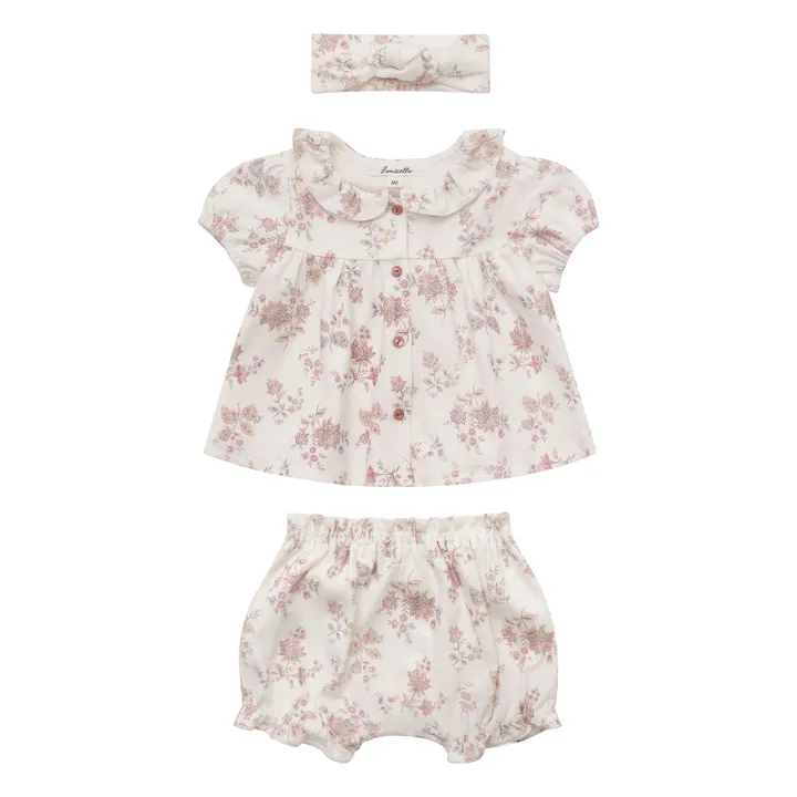 Louisiella Blouse + Bloomer + Bandeau Poenia | Vieux Rose
