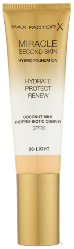 Max Factor Miracle Second Skin 03 Light Foundation 30ml