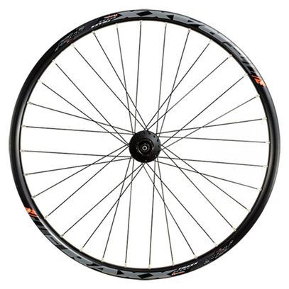 ROUE 275  VTT ARRIERE JANTE ALU TRAXX TUBELESS READY NOIRE FREIN DISQUE 6T MOYEU SHIMANO DEORE M475 BLOCAGE RAPIDE CASSETTE 8/9/10V (584X21).