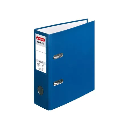Herlitz Ordner + Ordner Register DIN A5 80mm breit Farbe: blau