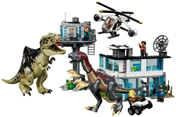 LEGO Jurassic World 76949 Giganotosaurus og therizinosaurus-angreb