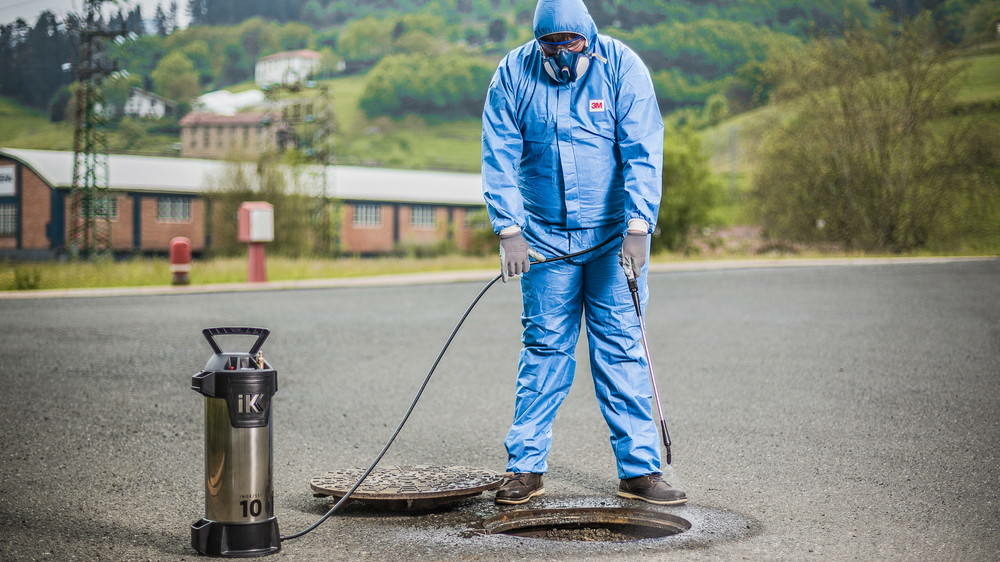 Puvérisateur à pression préalable ik metal inox 10l - construction et industrie