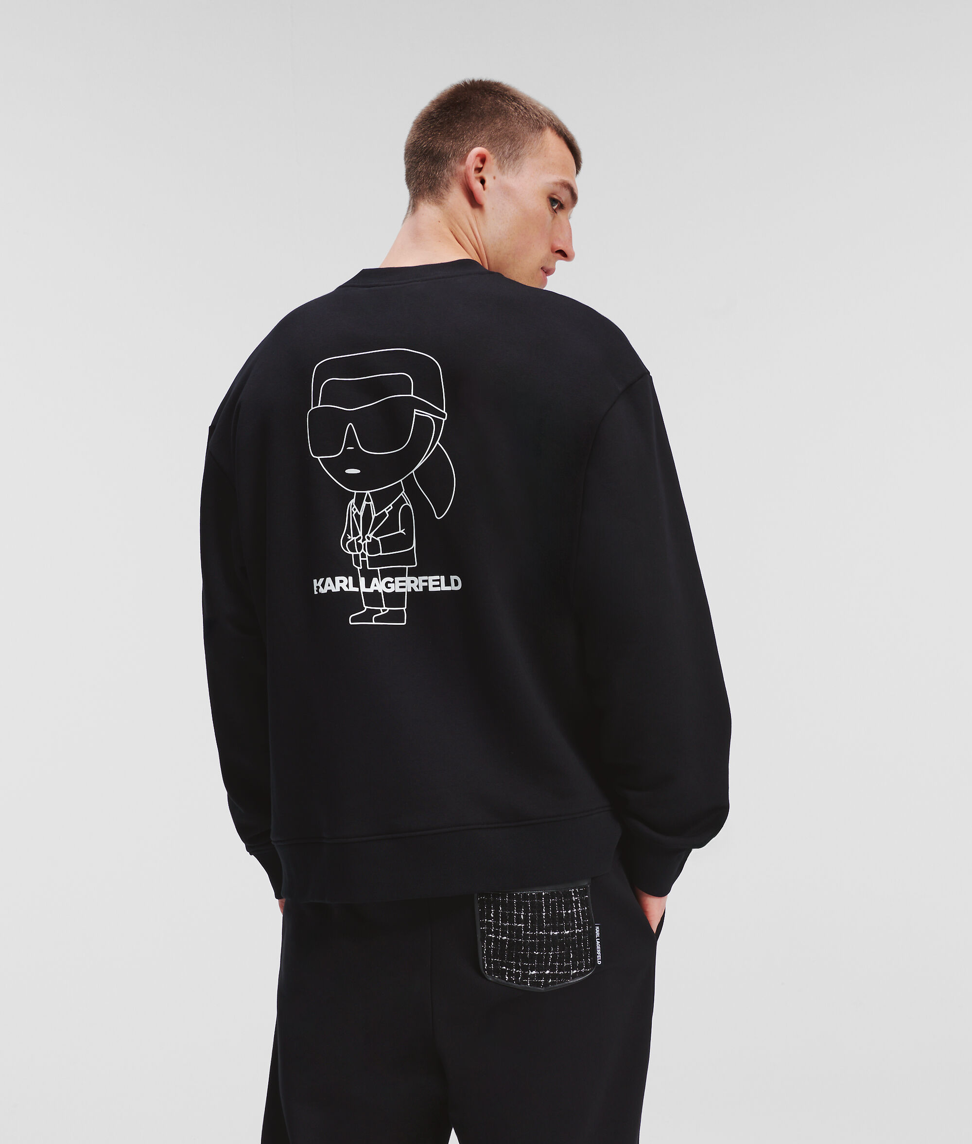 SWEAT-SHIRT À CONTOUR K/IKONIK KARL