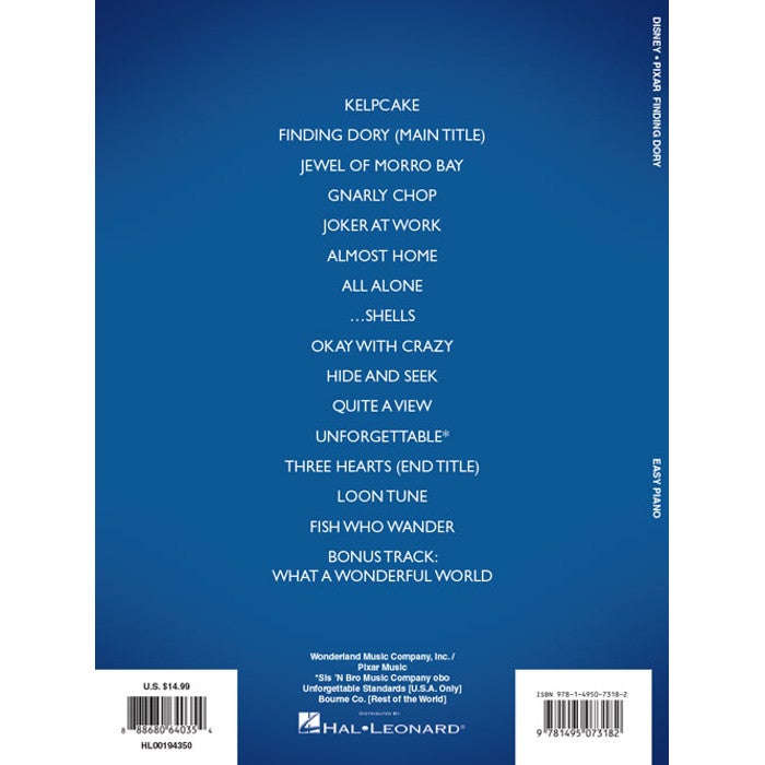 Hal Leonard - Finding Dory (Easy Piano)