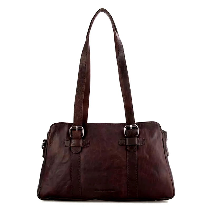 Spikes & Sparrow Bronco Oklahoma Shoulderbag / Shopper Brown