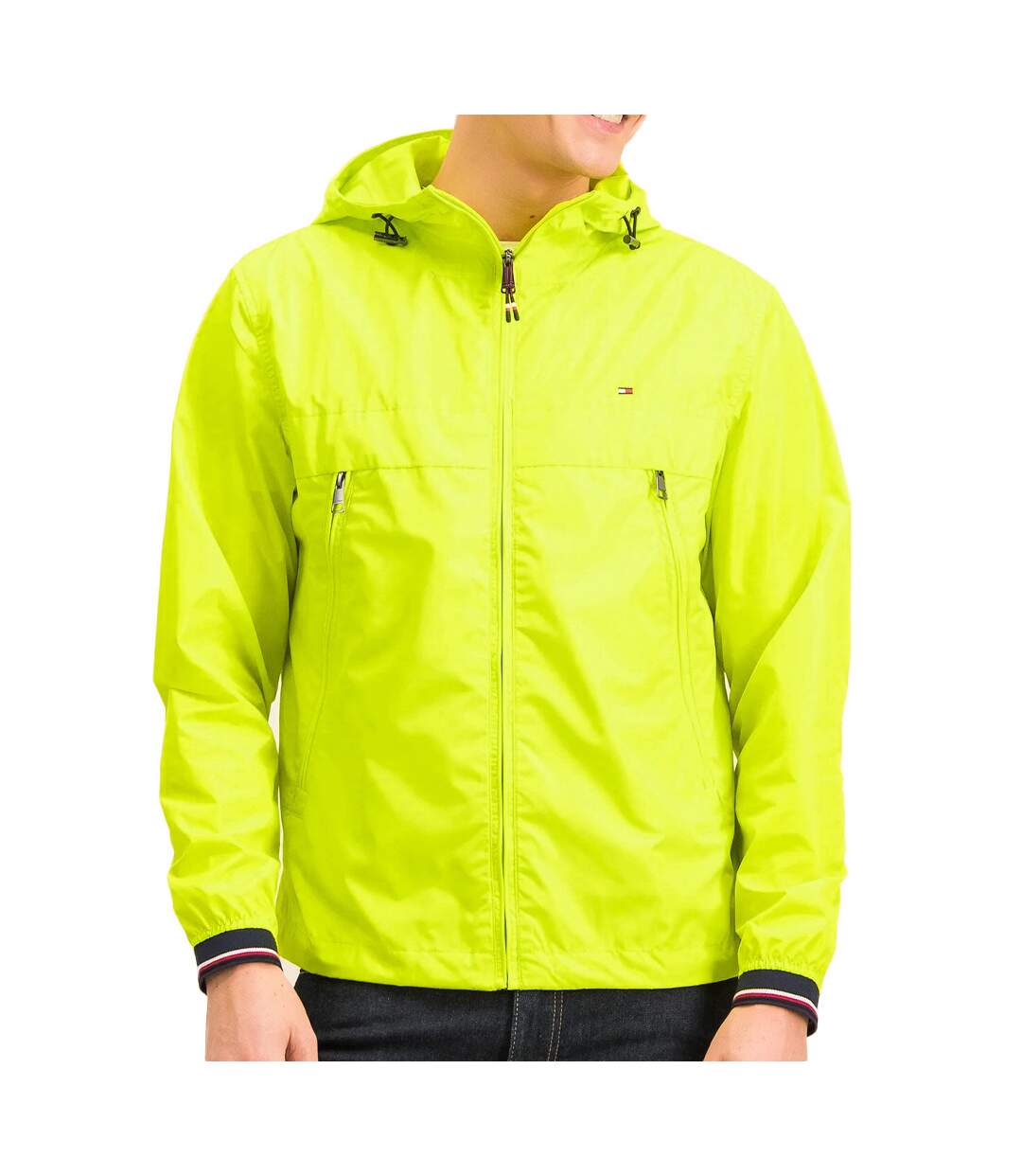 Veste Coupe-vent Verte Homme Tommy Hilfiger Weight Hoode