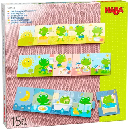 HABA 305781 Zuordnungsspiel Tagesablauf