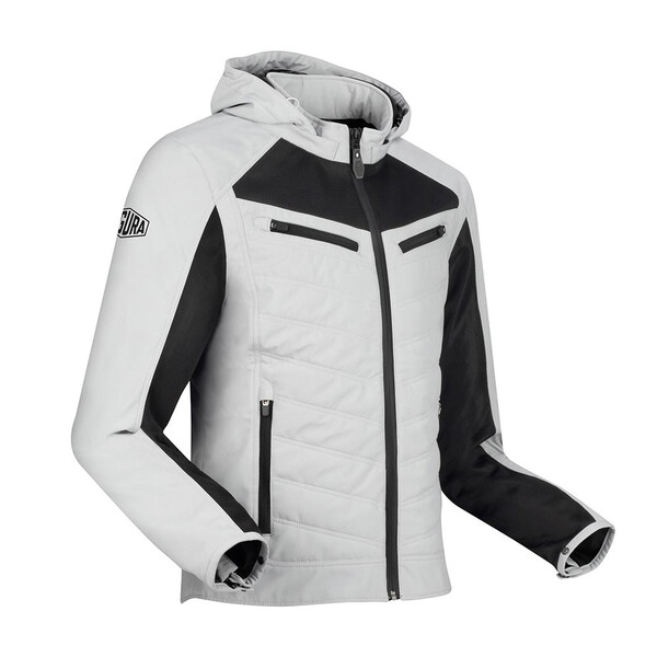 Segura - Blouson Natcho Vented Gris Clair / Blanc