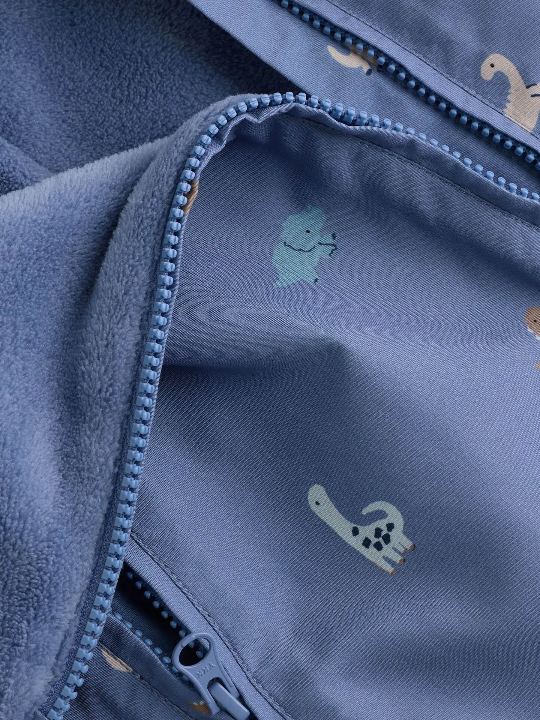 Marineblauw - Baby all-in-one van nylon met capuchon (0mnd -2jaar)