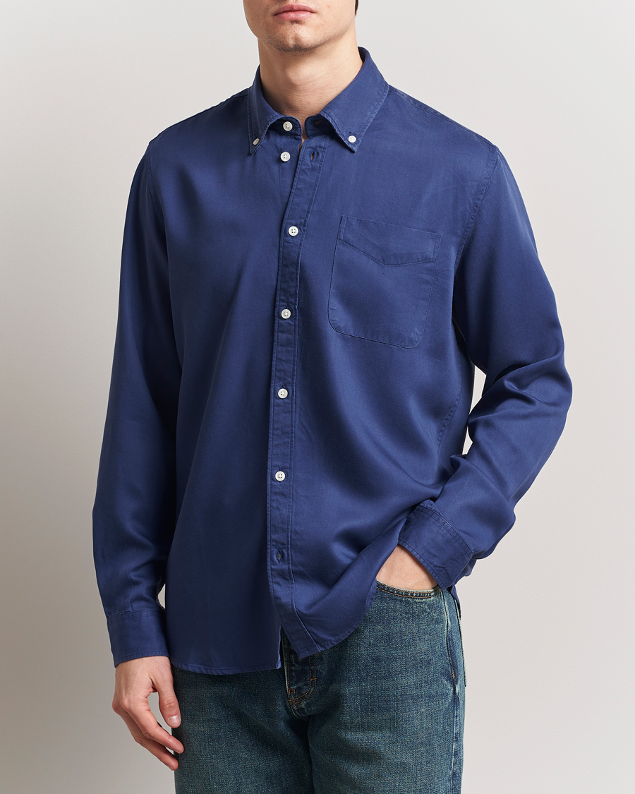 Les Deux Kent Tencel Shirt Blueprint