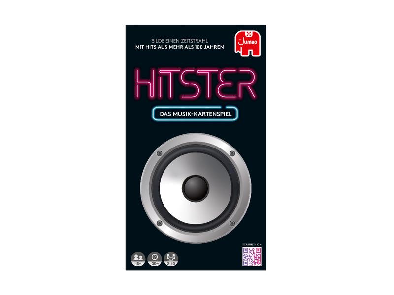 Jumbo Partyspiel Hitster Musik-Kartenspiel